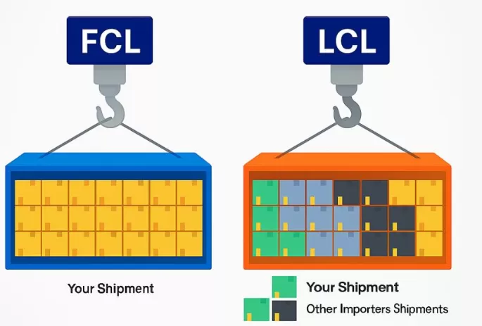 Shipping From China To Houston Ocean (FCL & LCL) 