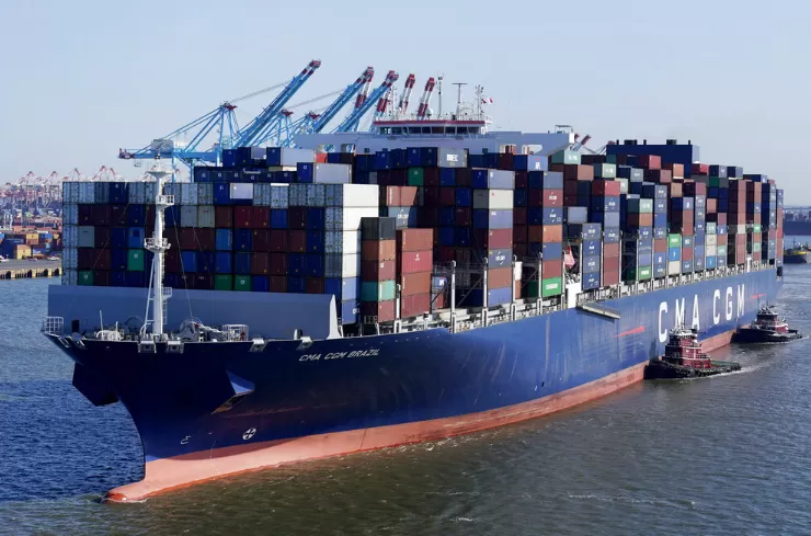 Sea freight from China to Frankfurt