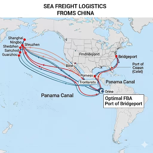 China Shipping to Bridgeport: Best FBA Options