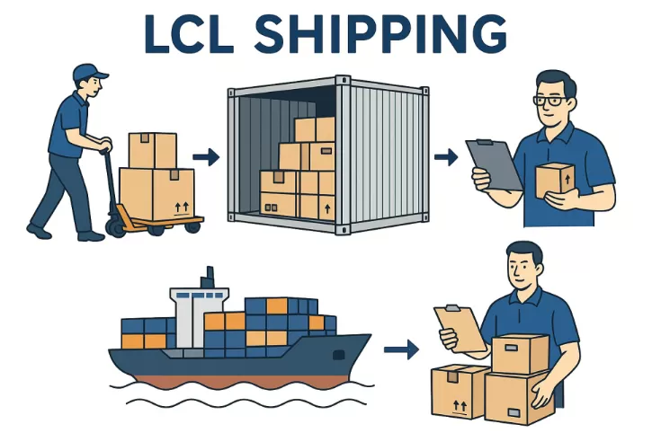 LCL shipping from China to Edinburgh