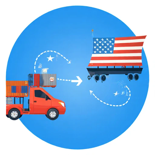 envio da china para os estados unidos