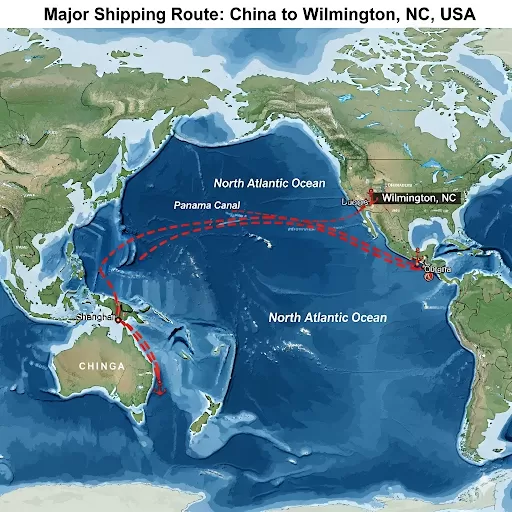 Shipping from China to Wilmington NC: 2025 Cost & Guide